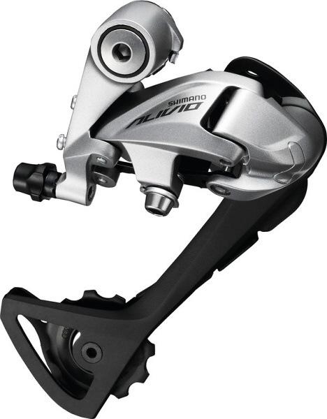 Přehazovačka 9 Shimano Alivio RD-T4000 stříbrná dl. vod.
