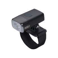 Světlo přední BBB AdventureStrike nabíjecí USB+držák na helmu