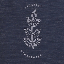 Triko krátké dámské Progress PAPAROA merino tm. modrý melír