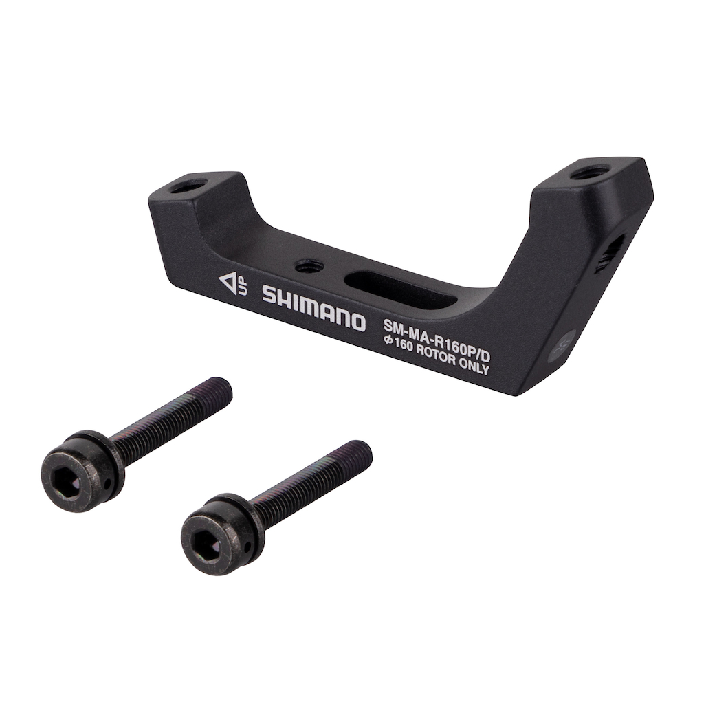 Adaptér zadní Shimano FLAT/POST 160mm, černý