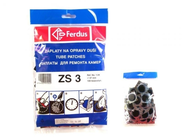 Záplaty Ferdus ZS 3 37mm 100ks