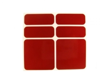 Samolepky reflexní ShamanRacing set 6ks