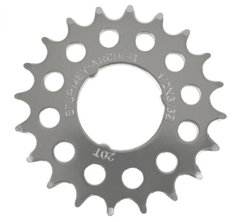 Pastorek Sturmey-Archer 21z 3/32 pro 2/3/5r stříb.