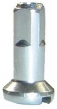 Nipl CnSpoke mosaz 2x14mm stříbrný