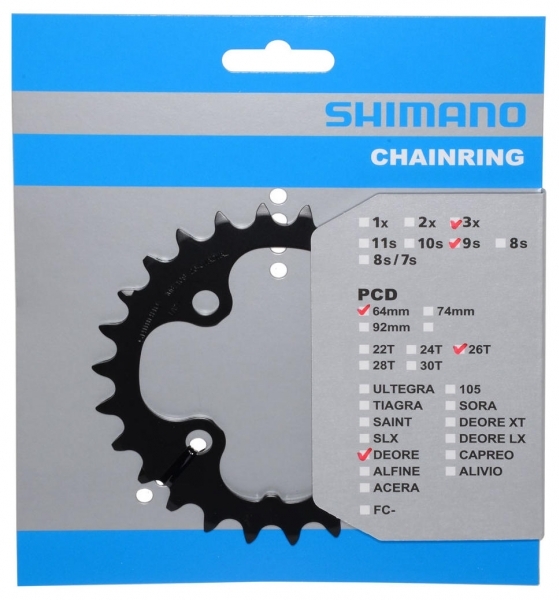 Převodník Shimano M610-590 26z
