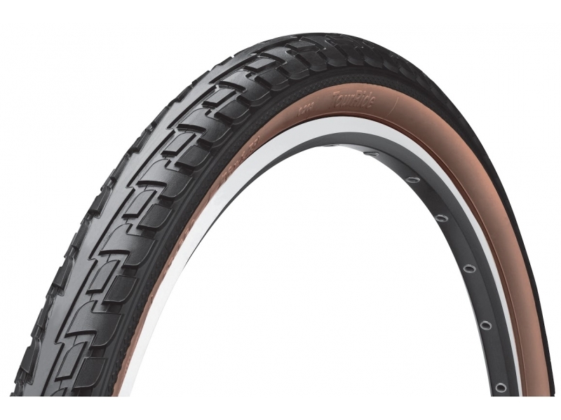 Plášť Continental Tour Ride 37-622 drátový hnědý