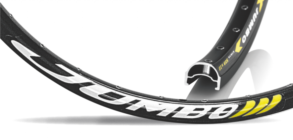 Ráfek REMERX JUMBO 559x23 32děr černý