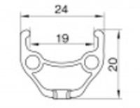 Ráfek REMERX TOP DISC 584x18 nýt 32děr černý