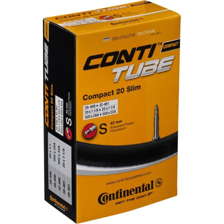Duše Continental Compact 20 slim (28-406/32-451) FV/42mm