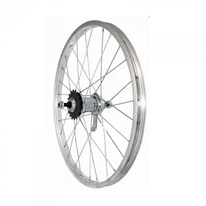 Zapletené kolo s torpédem Velosteel 26 559-21 zadní 36 děr stříbrné
