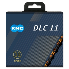 Řetěz KMC DLC11 oranžovo-černý 118čl. BOX
