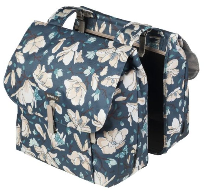 Brašna na nosič BASIL Magnolia -Double bag 35l 2-D Magnolia modrá
