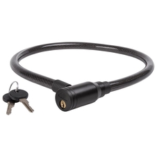 Zámek M-Wave 15x800mm pletený černý reflexní