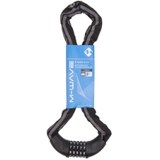 Zámek M-Wave 6x850mm kódový řetězový reflexní