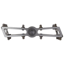 Pedály BMX FLAT standard závit 9/16 titanově šedé