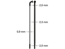 Drát nerez Sapim CX Ray 2-2,3/0,9-2mm černý