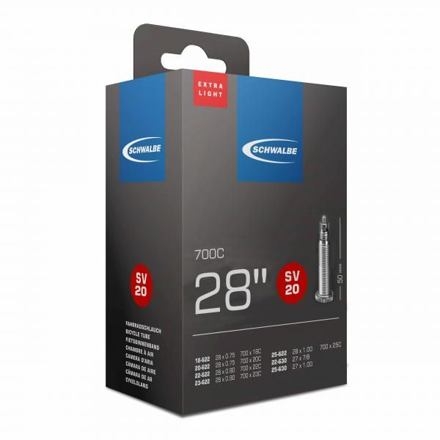 Duše SCHWALBE SV20 28x0.75-27x1,00 (18-622/25-622) FV/40mm