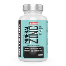 Tablety Nutrend Mineral Zinc 100% Chelate 100 kapslí