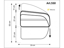 Set nosič+brašna Sport Arsenal 550 S1