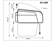 Set nosič+brašna Sport Arsenal 560 S1