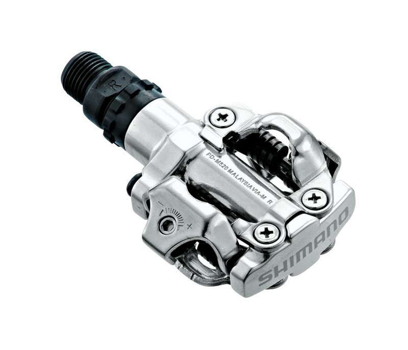 Pedály Shimano PD-M520 stříbrné