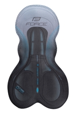 Kraťasy Force B51 se šráky a vložkou, černo-fluo