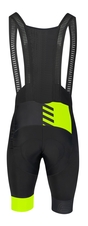 Kraťasy Force FASHION se šráky a vložkou, černo-fluo