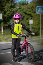 Kalhoty Force REFLEX LINE KID s vložkou, černé