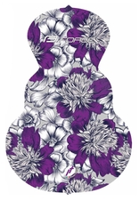 Kalhoty Force BRISK LADY s vložkou, černo-červené