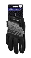 Rukavice Force MTB SWIPE letní, černo-šedé