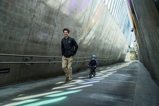 Naviják pro dětská kola Kidreel červený