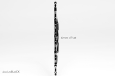 Převodník Absoluteblack SRAM OVAL 28T offset 6mm černá (GXP)