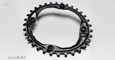 Převodník Absoluteblack 104 BCD OVAL 30T černá