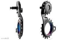 Vodítko měniče AbsoluteBlack HOLLOWCAGE® Shimano 9100/8000 černá