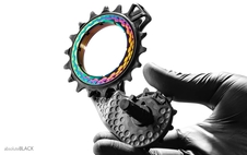 Vodítko měniče AbsoluteBlack HOLLOWCAGE® Shimano 9100/8000 černá