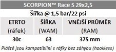 Plášť Pirelli Scorpion Race DH S 29x2.5, DualWALL, SmartEVO DH, Yellow label