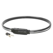 Zámek M-Wave lanko 23x1000 klíč černý reflex