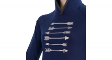 Mikina dámská SENSOR MERINO UPPER ARROWS modrá