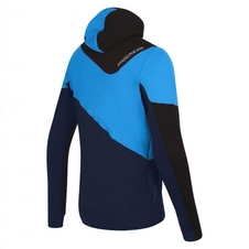 Mikina pánská Progress TERRITORY HOODY černá/modrá