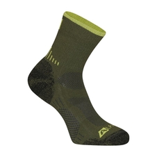 Ponožky ALPINE PRO KEROWE antibakteriální merino zelené