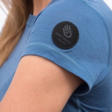 Triko krátké dámské SENSOR MERINO AIR riviera blue