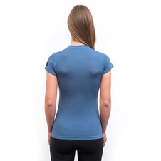 Triko krátké dámské SENSOR MERINO AIR riviera blue