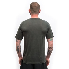 Triko krátké pánské SENSOR MERINO AIR OUTDOORS olivové