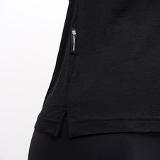 Triko krátké dámské SENSOR MERINO AIR BLOOM černé