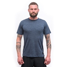 Triko krátké pánské SENSOR MERINO LITE mottled blue