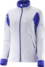Bunda Salomon Momentum Softshell W white/violet 16/17