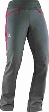Kalhoty Salomon Pulse softshell W galet grey/lotus pin