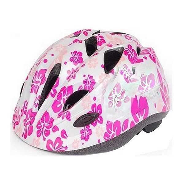 Přilba dětská Nexelo Funny Bílá Květy
