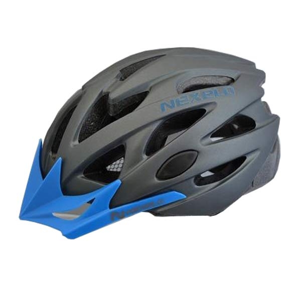 Přilba NEXELO STRAIGHT šedo-modrá mat