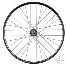 Zapletené kolo přední Force XC DISC 584x19 F804342-6d 32d